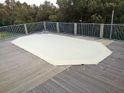 Bâches d'hivernage pour piscine (PVC grille 332)