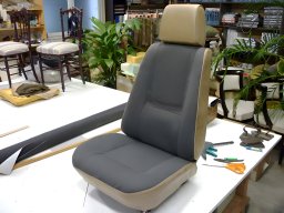 20170905 Sellerie auto - Réfection de l'assise d'un siège conducteur de véhicule léger (après)